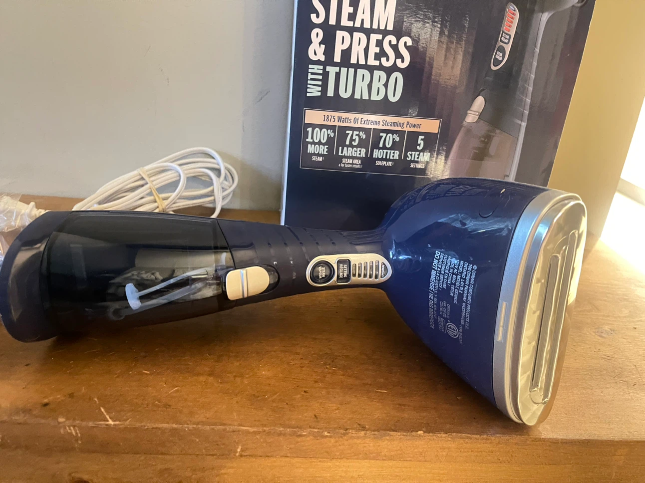 Conair Turbo ExtremeSteam Handheld Steamer - photo 2