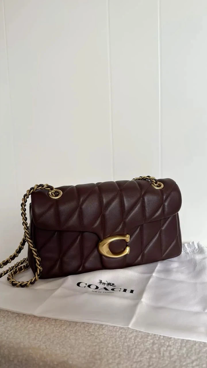 Coach Quilted Tabby Shoulder Bag – Brown - photo 2