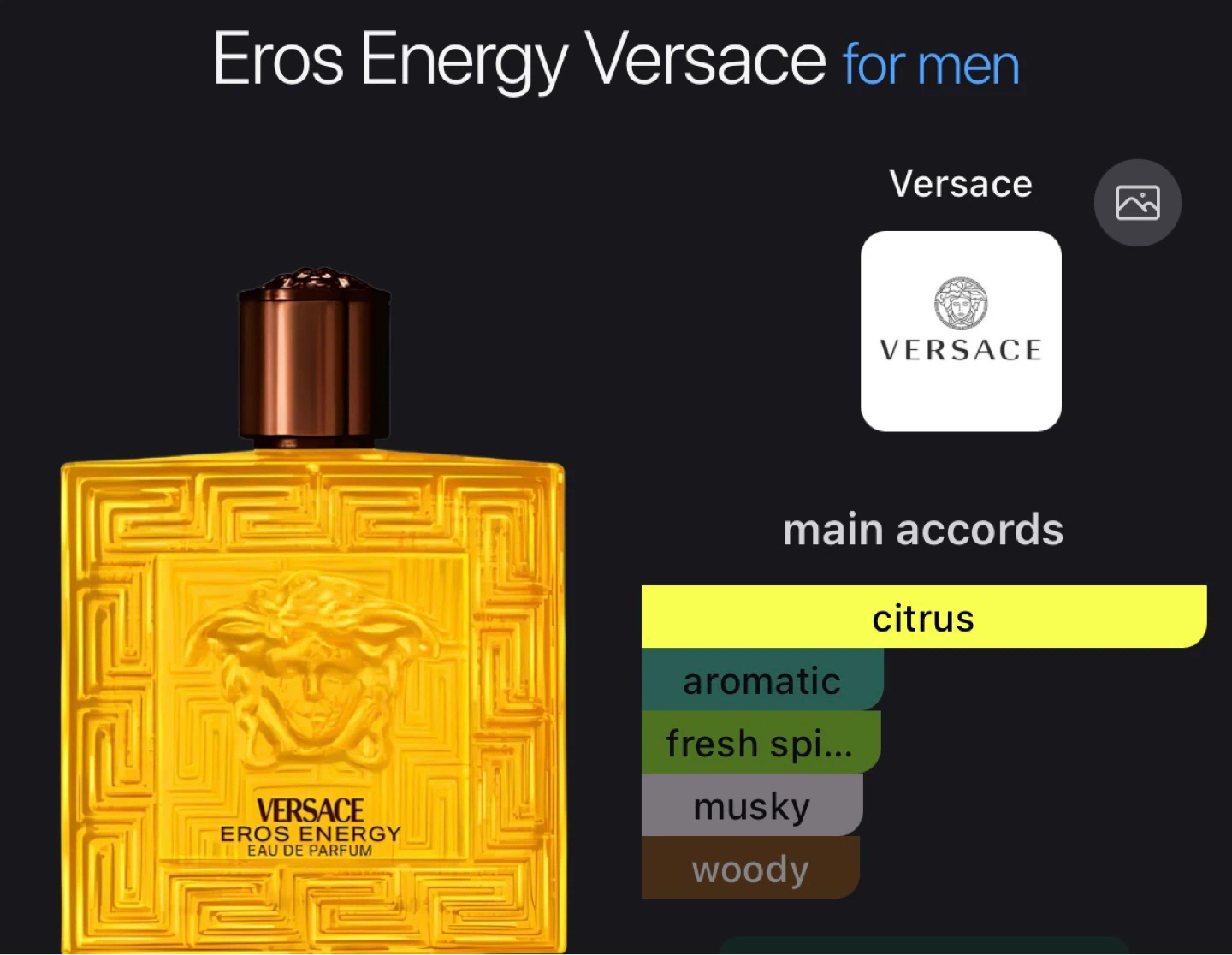 Almost full Versace Eros Energy Eau de Parfum for Men 100ml - photo 3