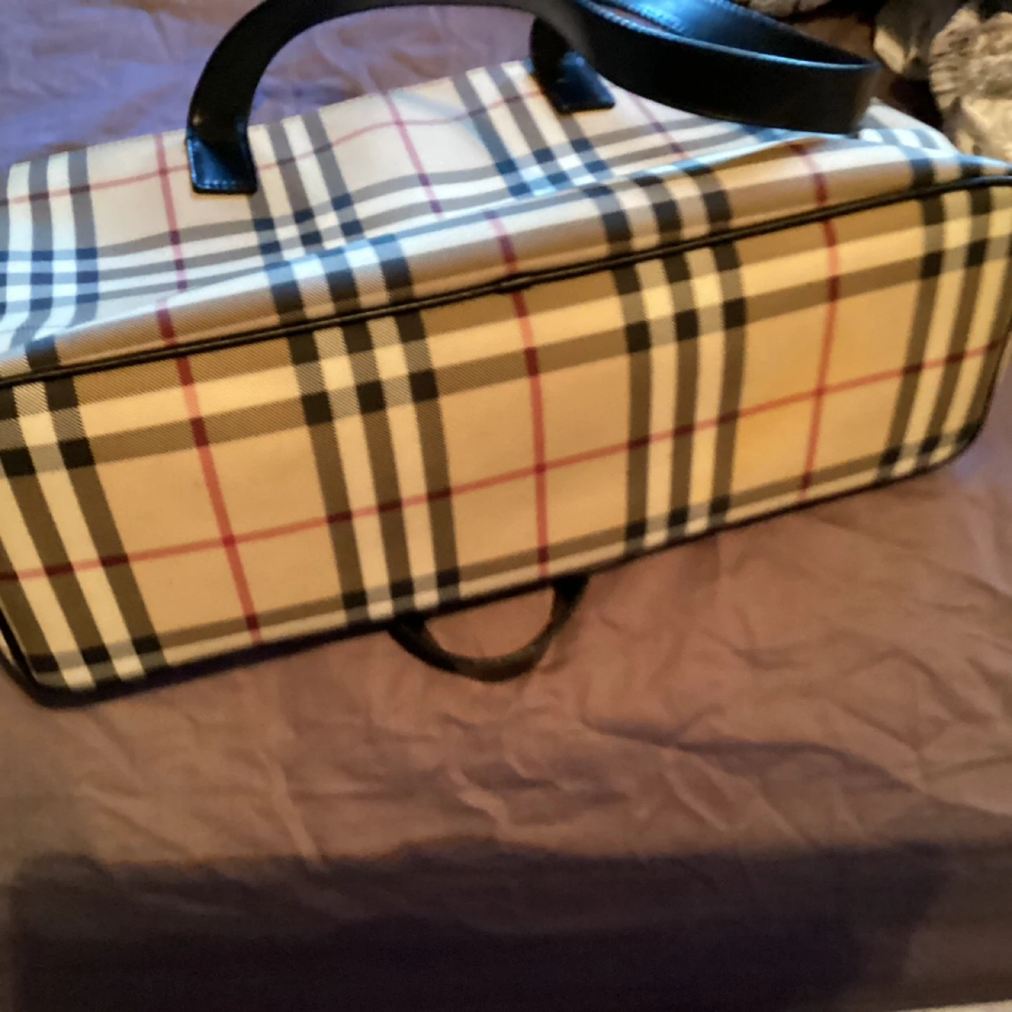 Burberry Haymarket Check Tote Bag - photo 4