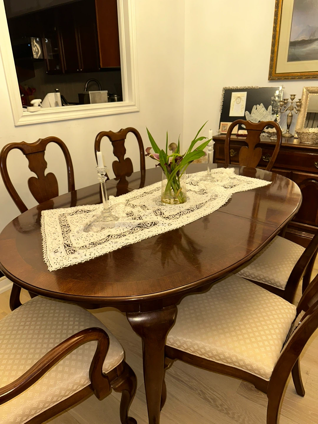 Dining table , chair, antique console - photo 3