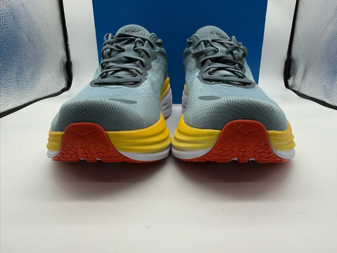 Hoka Bondi 8 Blue Mountain Men’s Running Shoes Sz 14 |4E X-Wide - photo 4