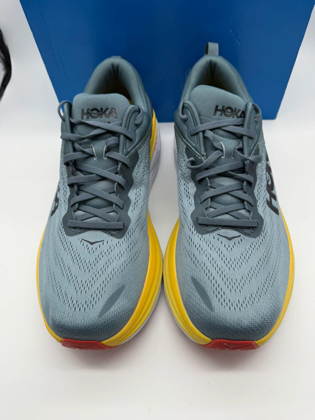 Hoka Bondi 8 Blue Mountain Men’s Running Shoes Sz 14 |4E X-Wide - photo 5