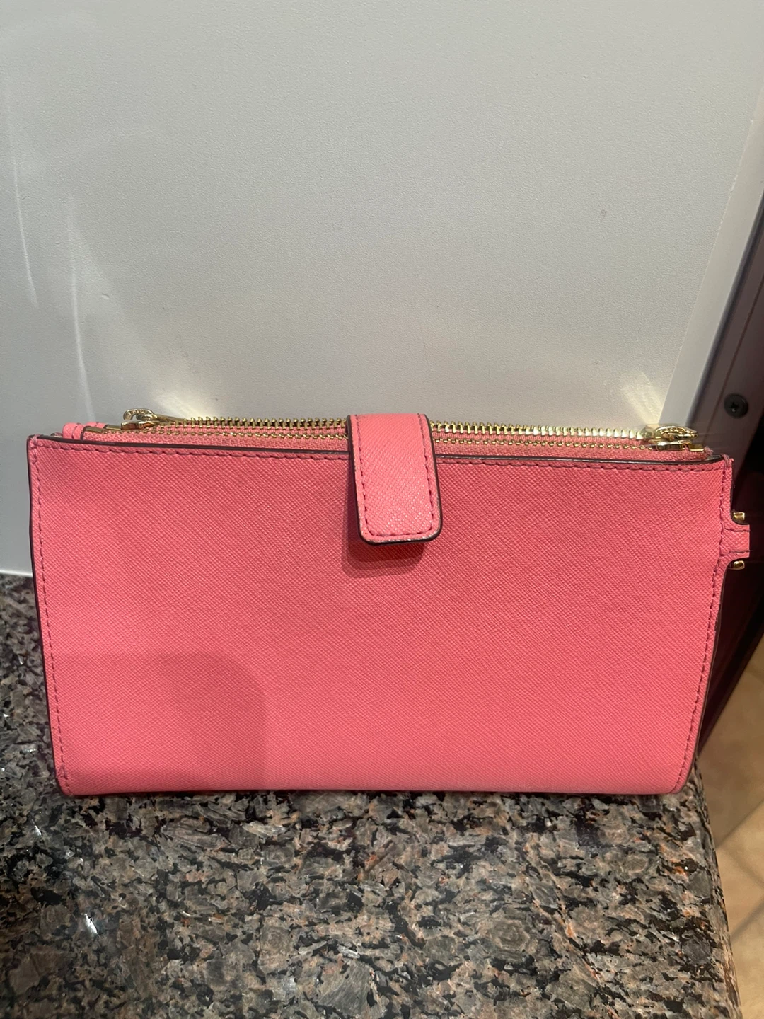 Michael Kors Pink Saffiano Leather Wristlet Wallet - photo 3