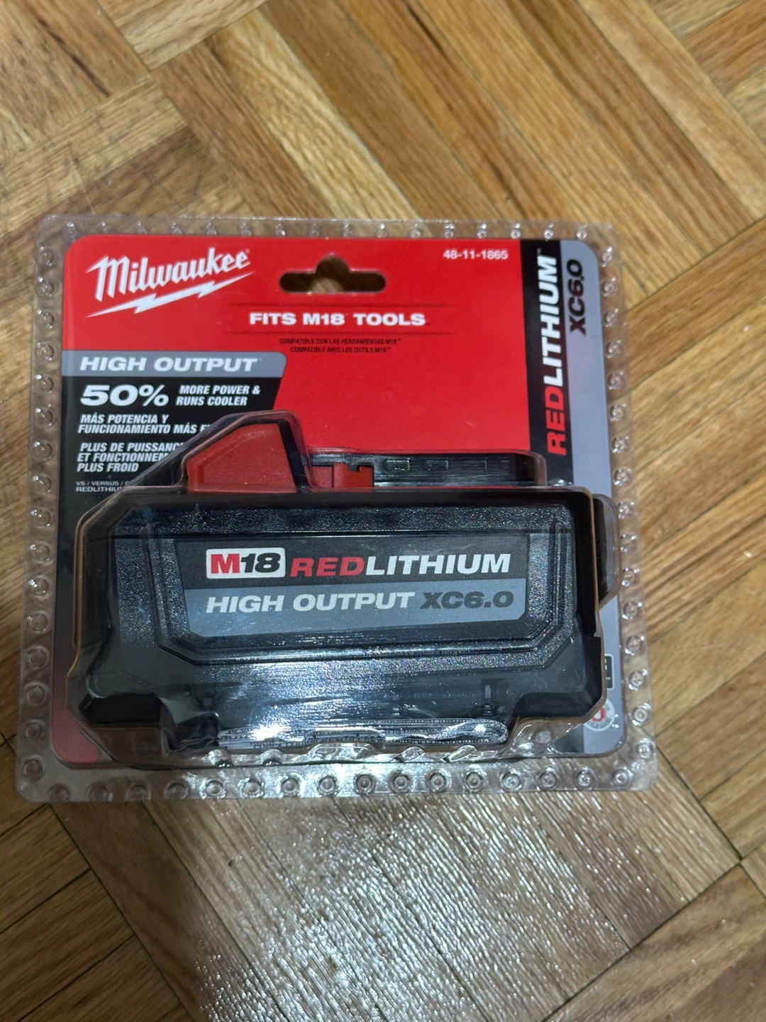 Milwaukee M18 REDLITHIUM HIGH OUTPUT XC6.0 Battery - photo 3