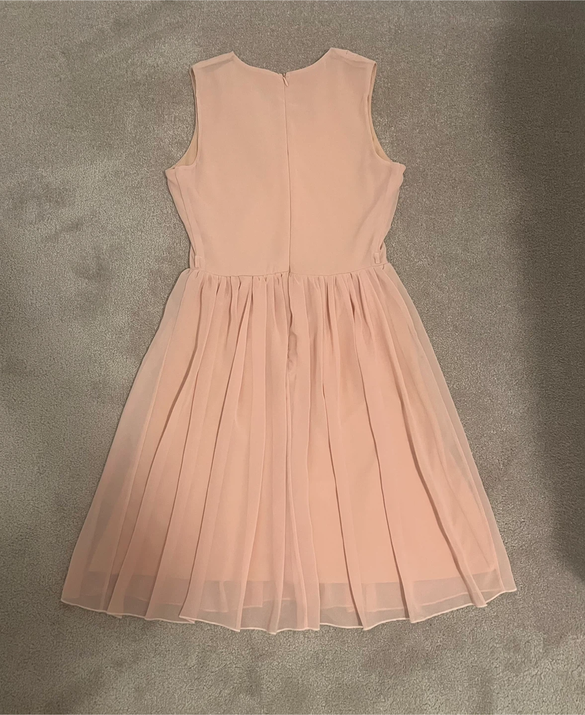 ARIN Pink Pleated Midi Dress Size 38 - photo 2