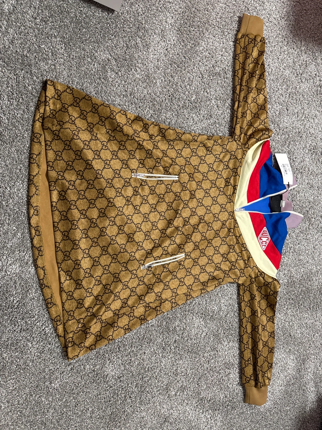 Gucci GG Print Tech Urs Wgg Dress XS