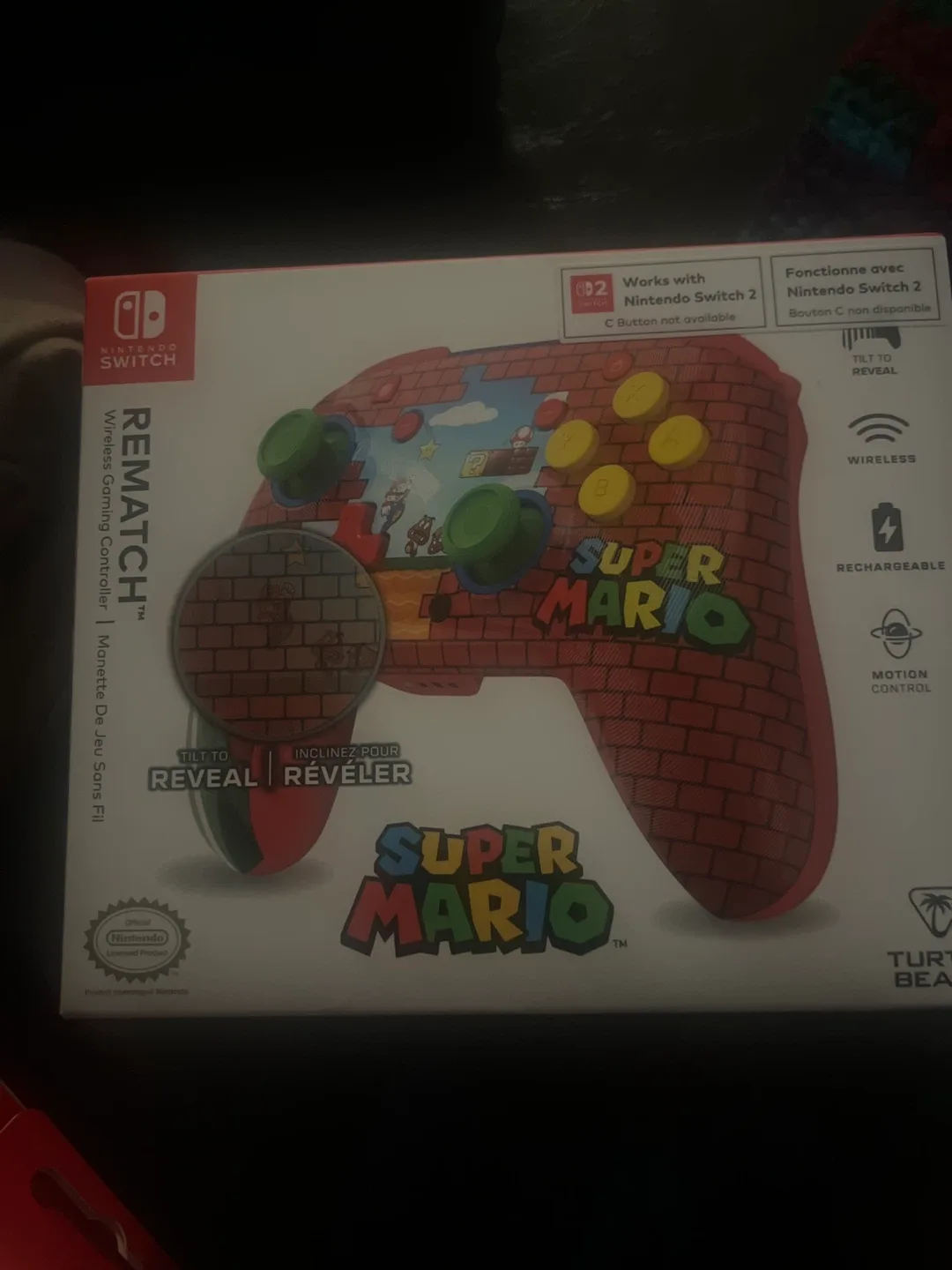 Nintendo Switch REMATCH Wireless Gaming Controller - Super Mario