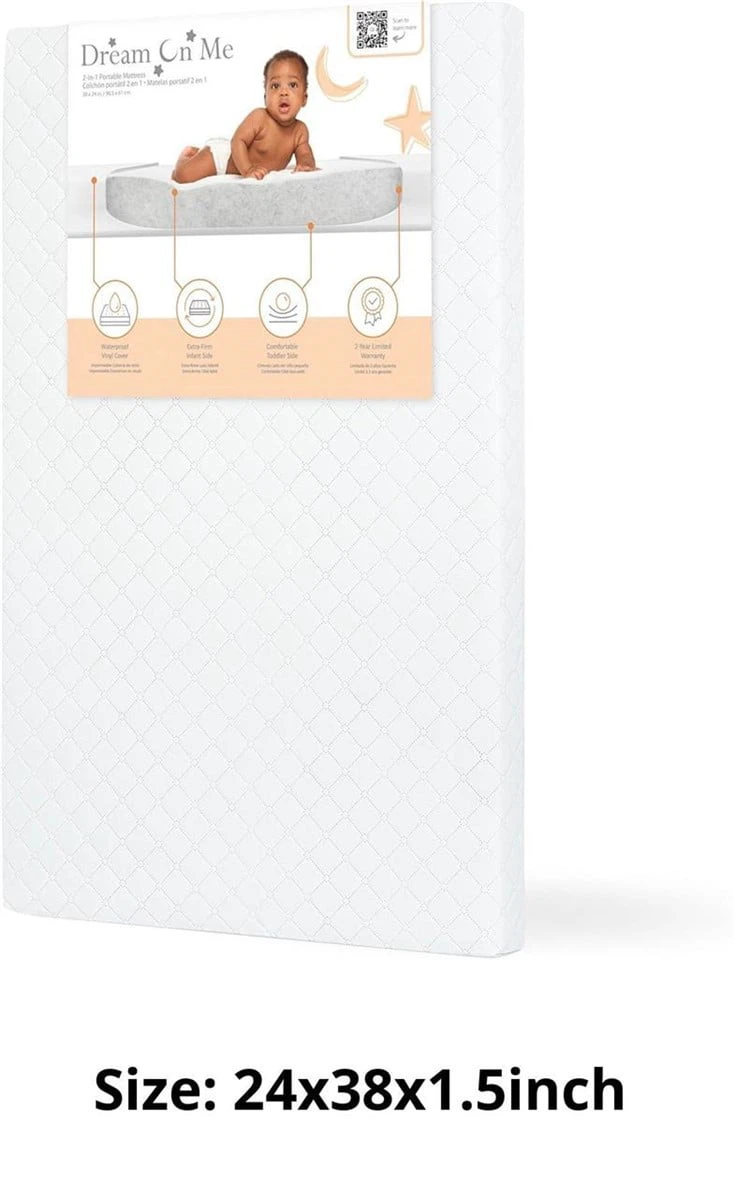 Dream On Me 2-in-1 Crib Mattress