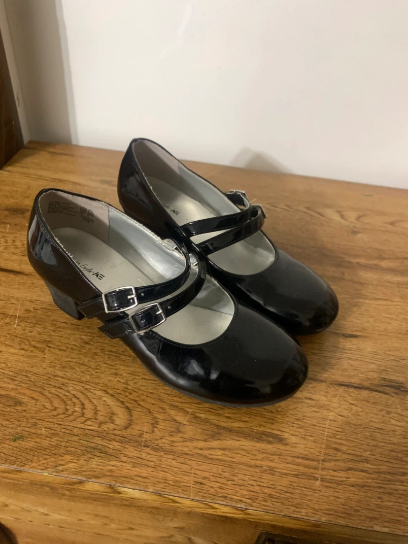 American Eagle Black Patent Mary Jane Shoes