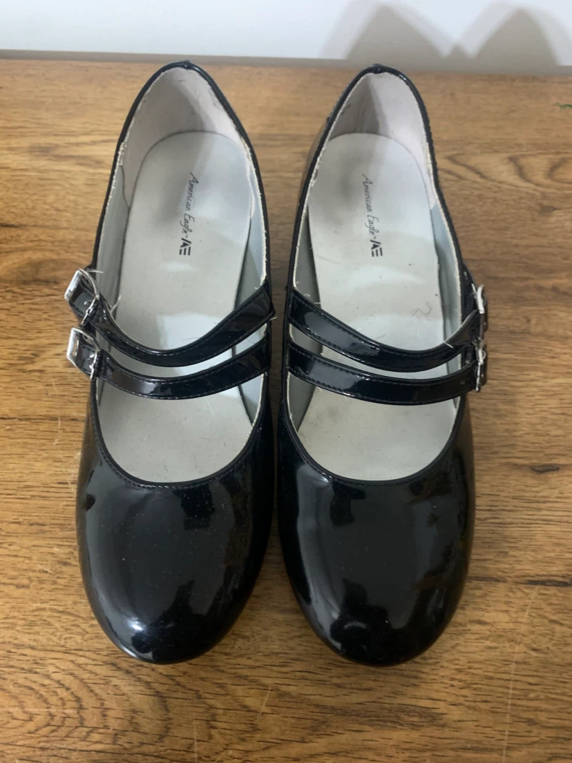 American Eagle Black Patent Mary Jane Shoes - photo 2