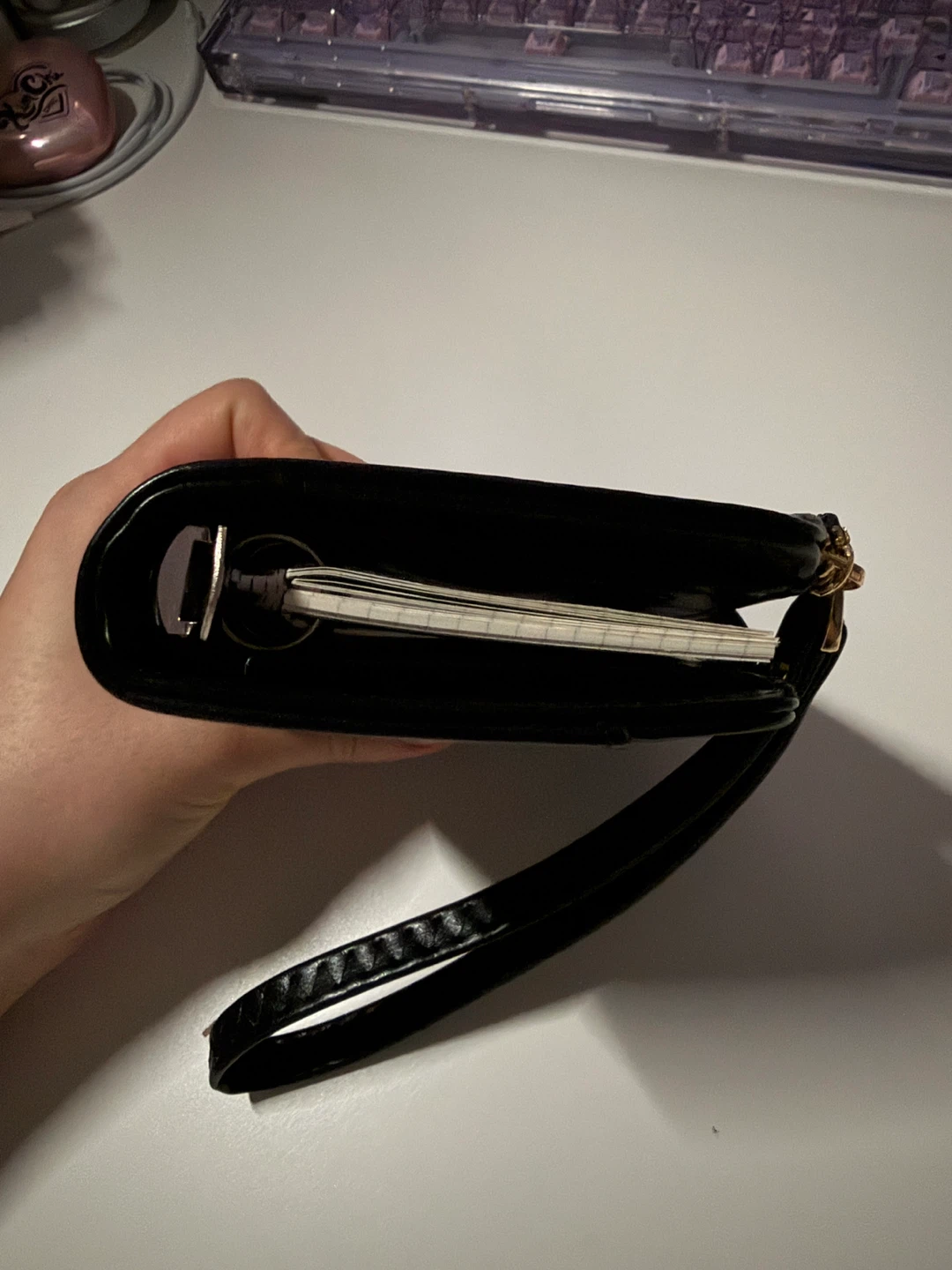 A8 (M5) 5-ring faux leather wallet binder - photo 2