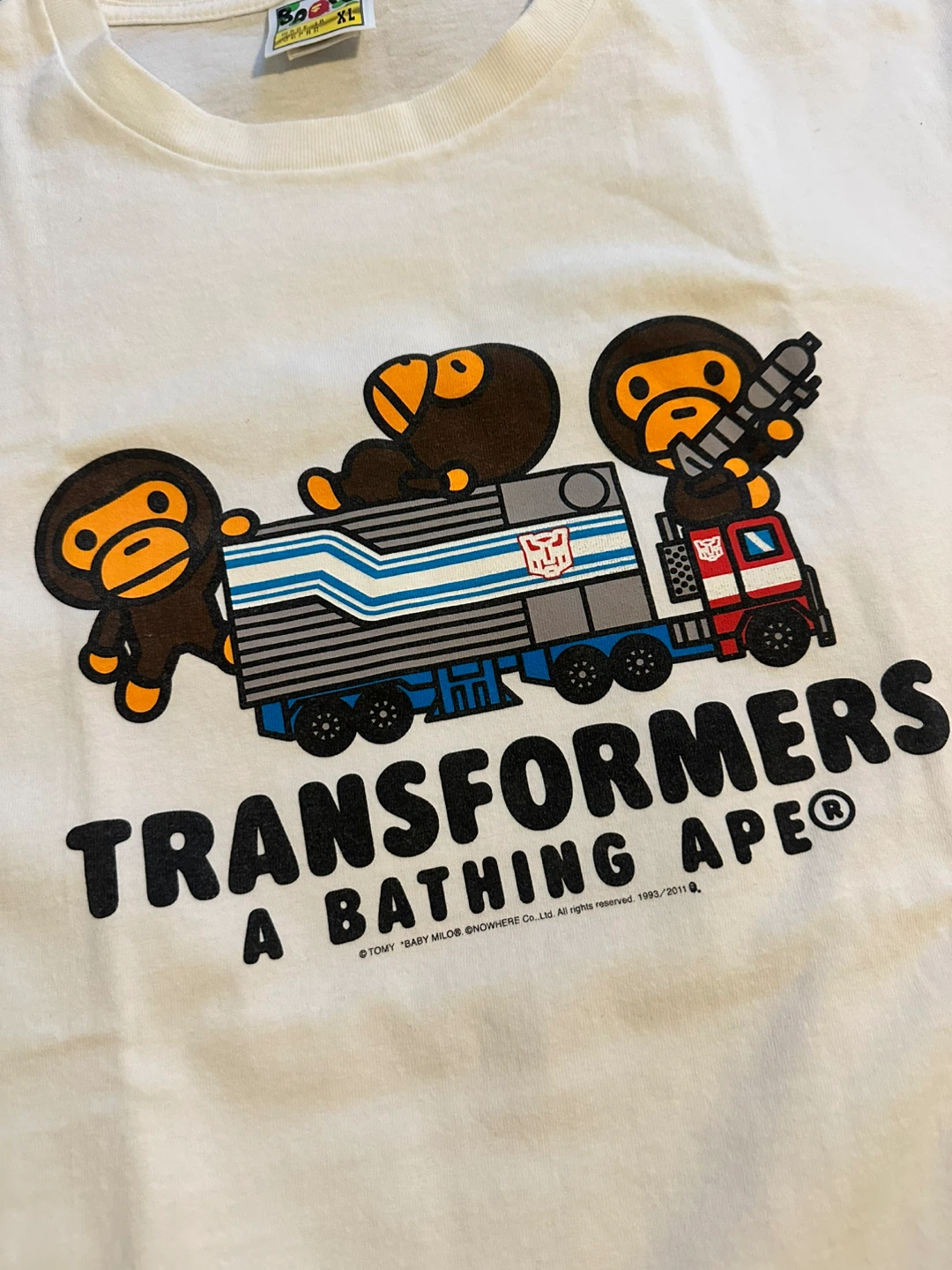A Bathing Ape baby milo White T-Shirt - photo 3