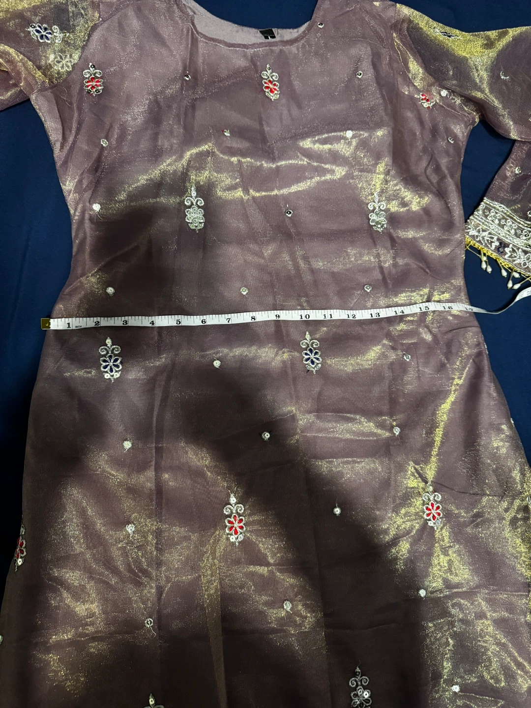 Heavy Embroidered suit for women - photo 3
