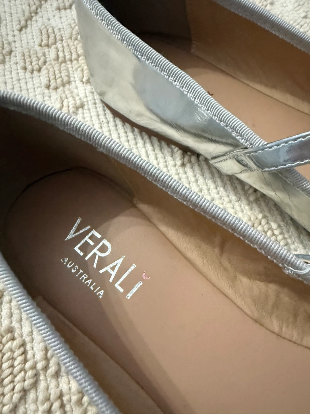 Verali Australia Silver Mary Jane Flats - photo 4