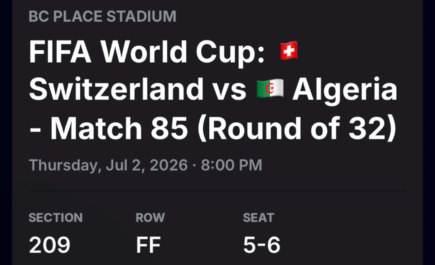 World Cup tickets NEED GONE FAST 2 tickets - photo 2