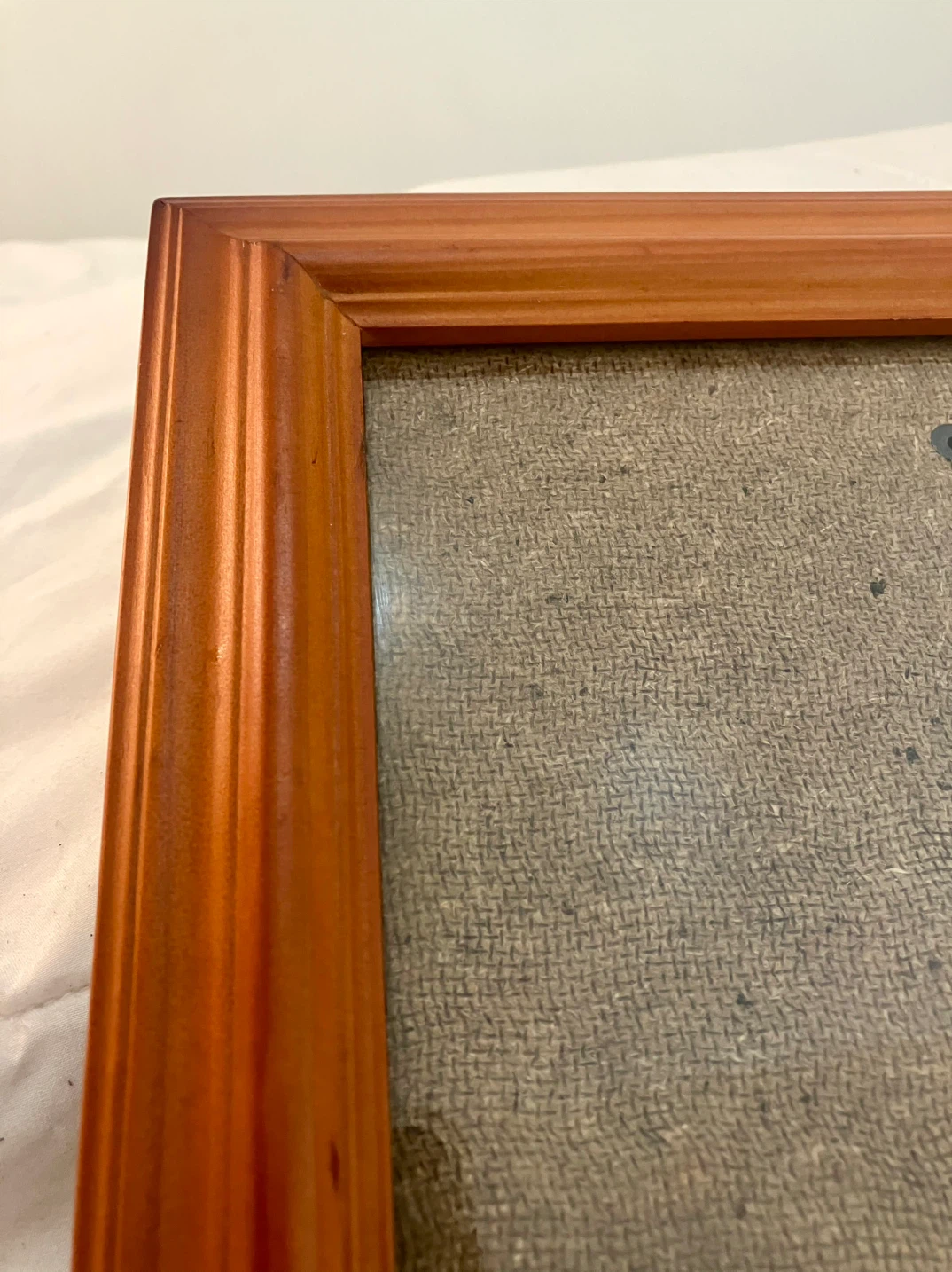 Cherry Wood/Glass 8 x 10 Easel Back Picture Frame - photo 2