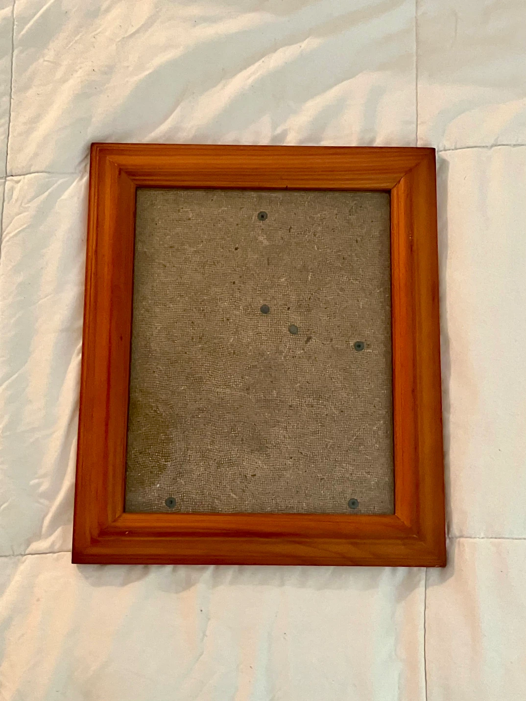 Cherry Wood/Glass 8 x 10 Easel Back Picture Frame - photo 3
