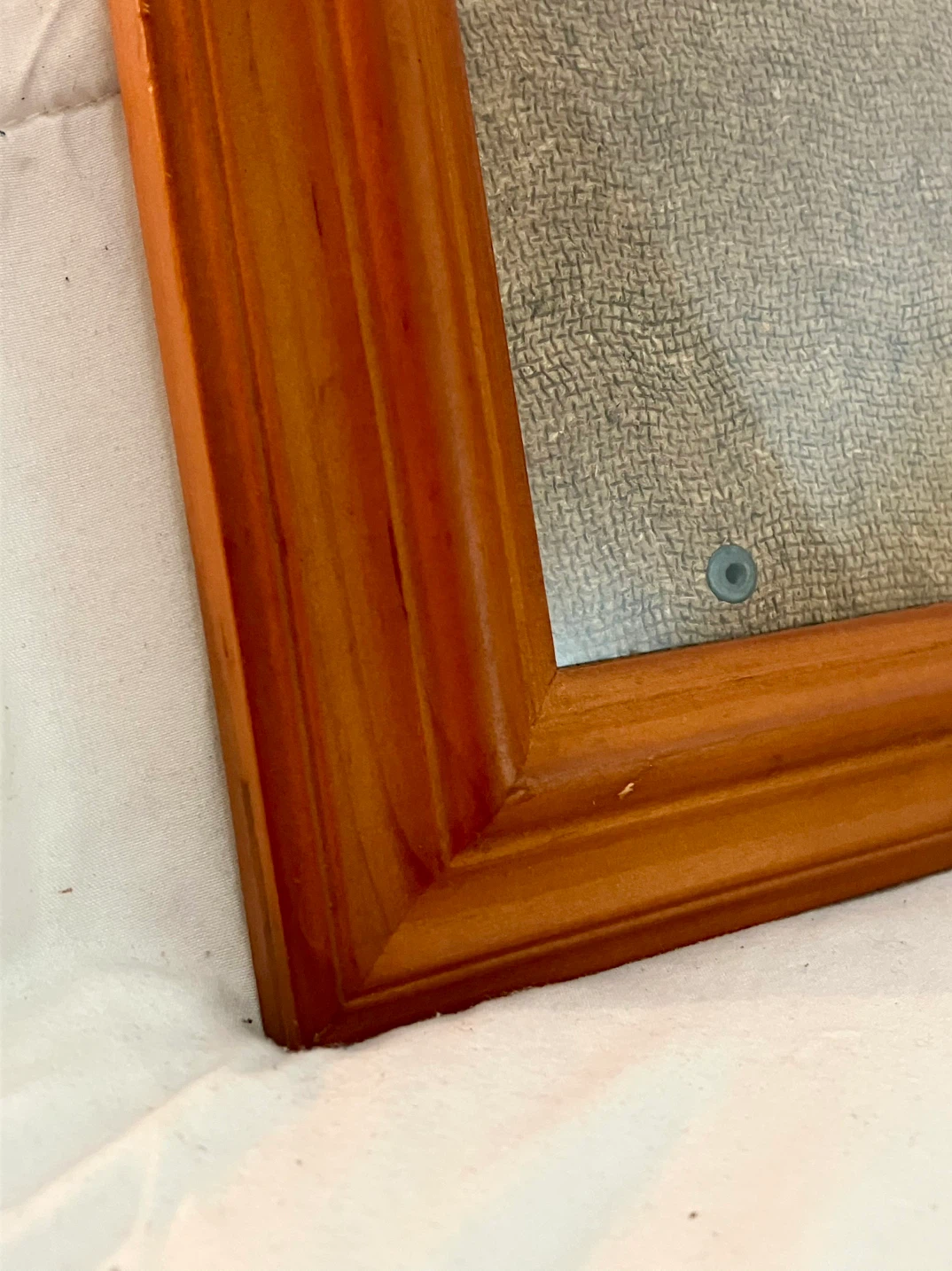 Cherry Wood/Glass 8 x 10 Easel Back Picture Frame - photo 4