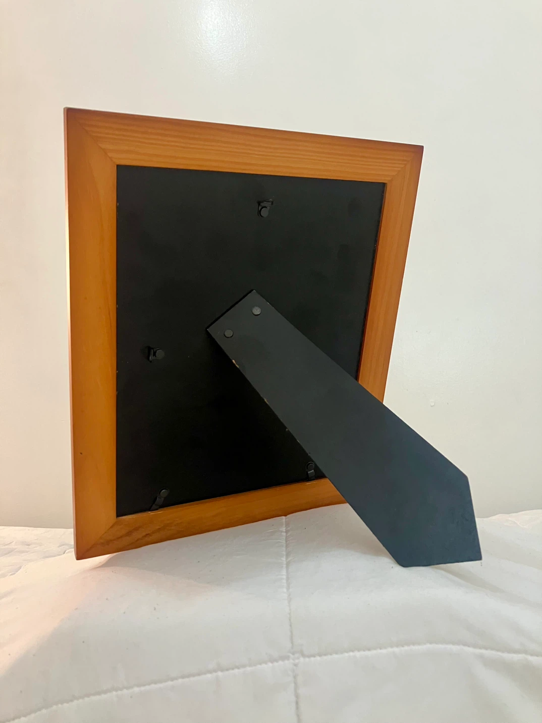 Cherry Wood/Glass 8 x 10 Easel Back Picture Frame - photo 5