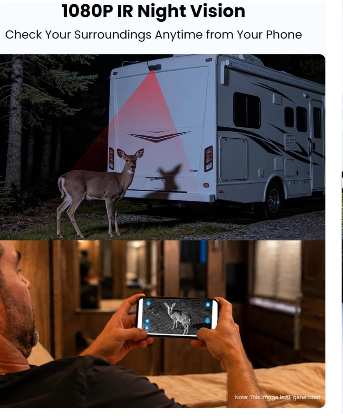 AUTO-VOX Magnetic Wireless Backup Camera with WiFi - photo 5