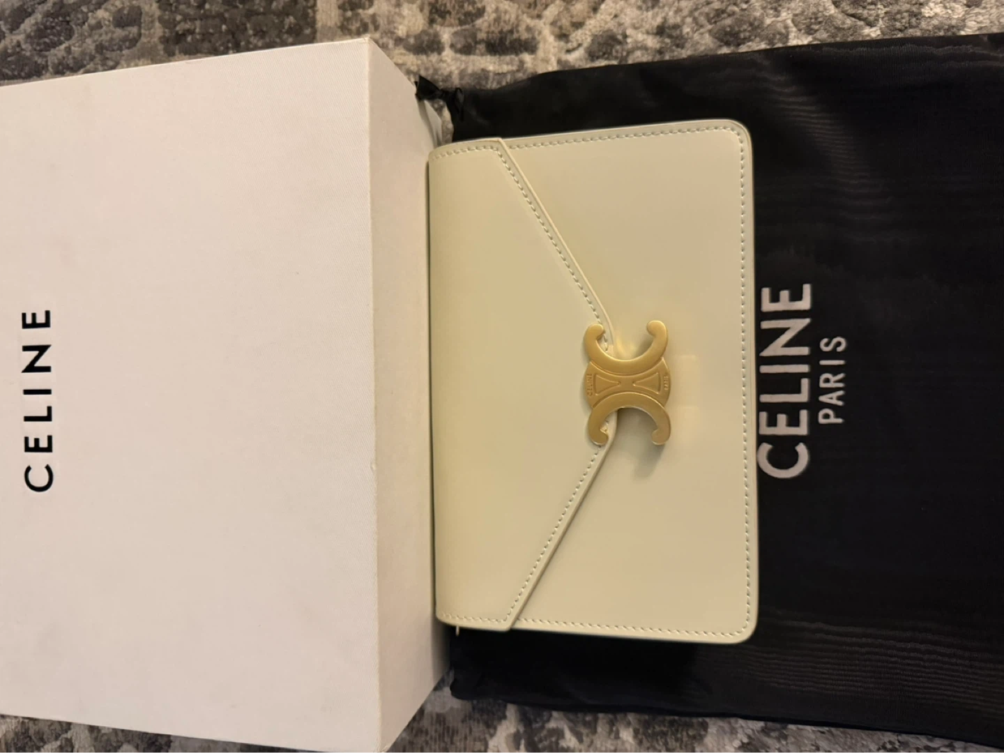 Celine Triomphe Wallet on Chain