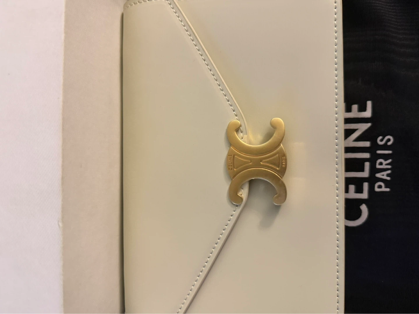 Celine Triomphe Wallet on Chain - photo 2