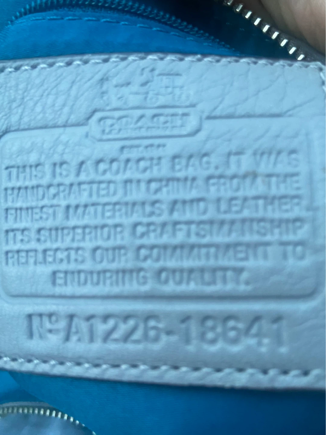 Coach Leather Handbag vintage - photo 2