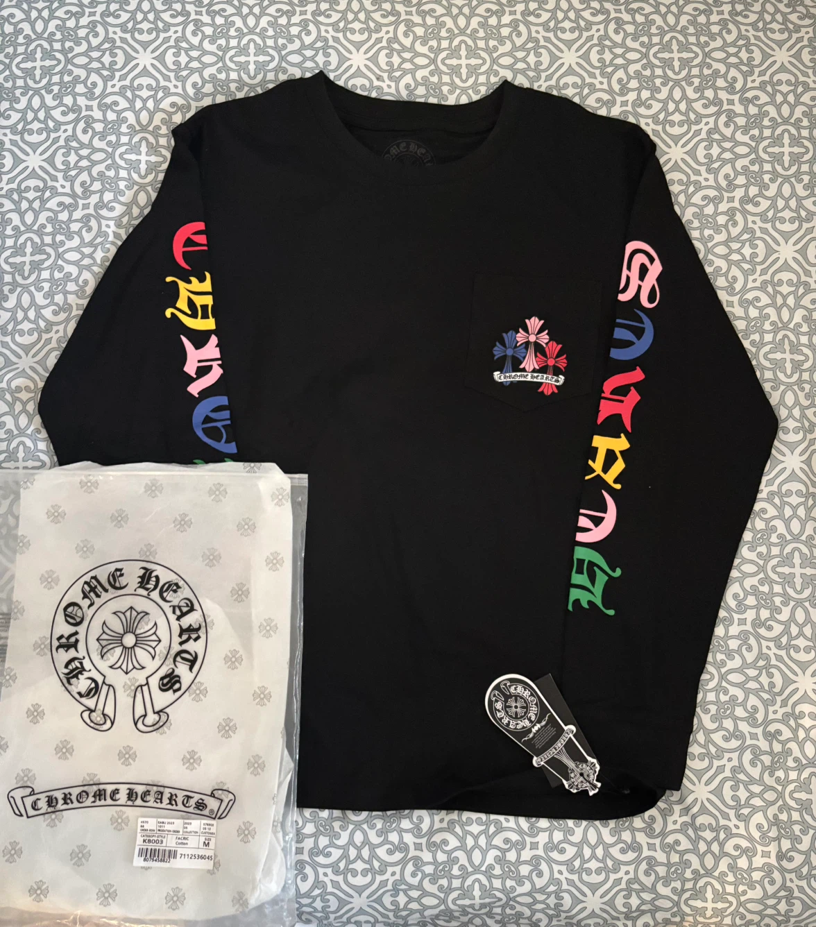 MULTI-COLOR CHROME LONG SLEEVE ‼️NEGOTIABLE‼️