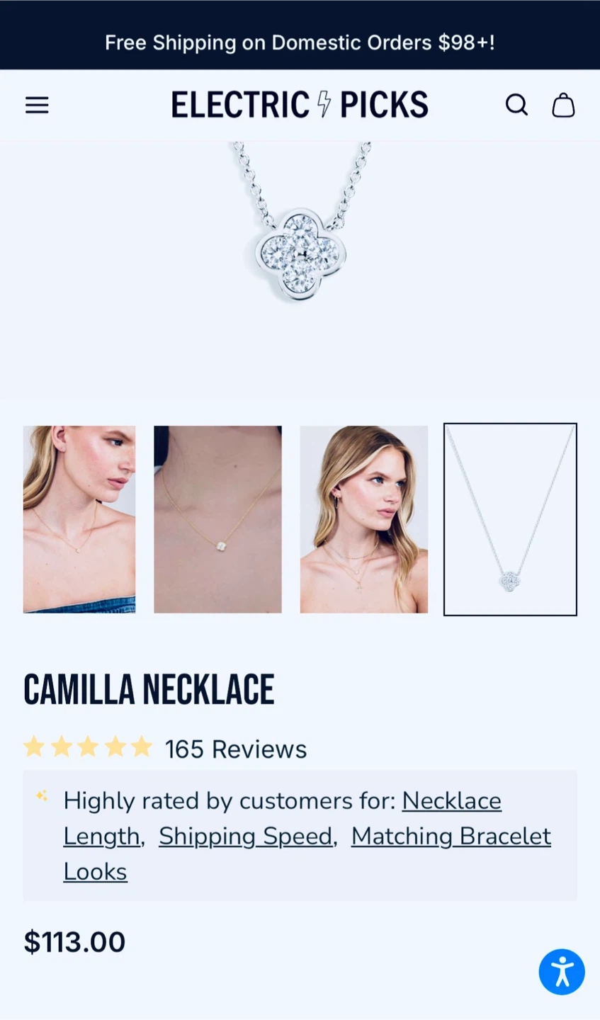 💎NEW ELECTRIC PICKS Camilla Necklace - photo 5