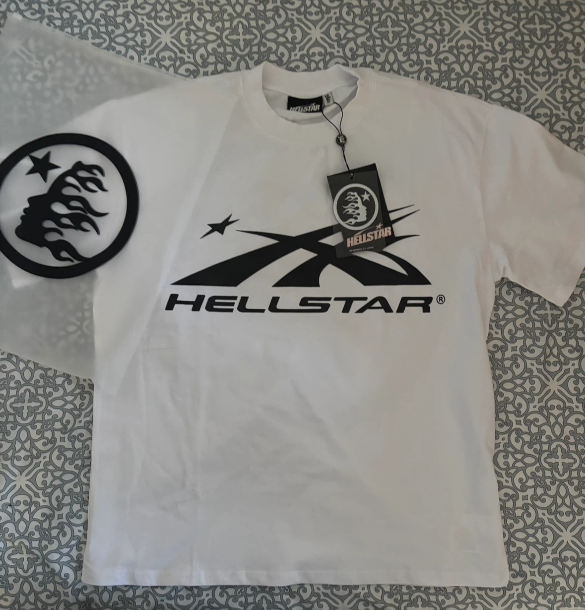 CLASSIC HELLSTAR TEE “WHITE” for SALE ❗️❗️