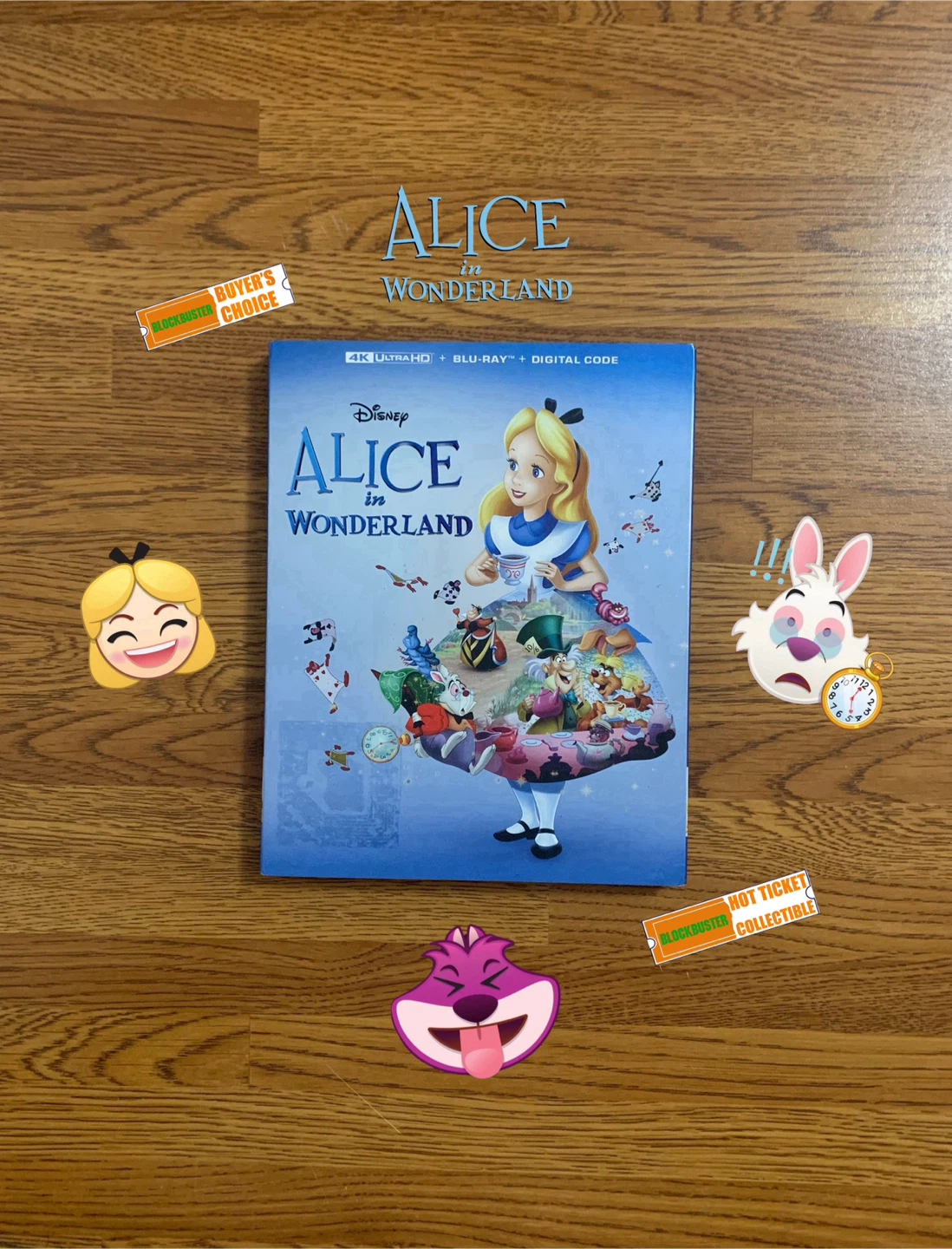 Alice in Wonderland 4K UHD Blu-ray Combo Pack
