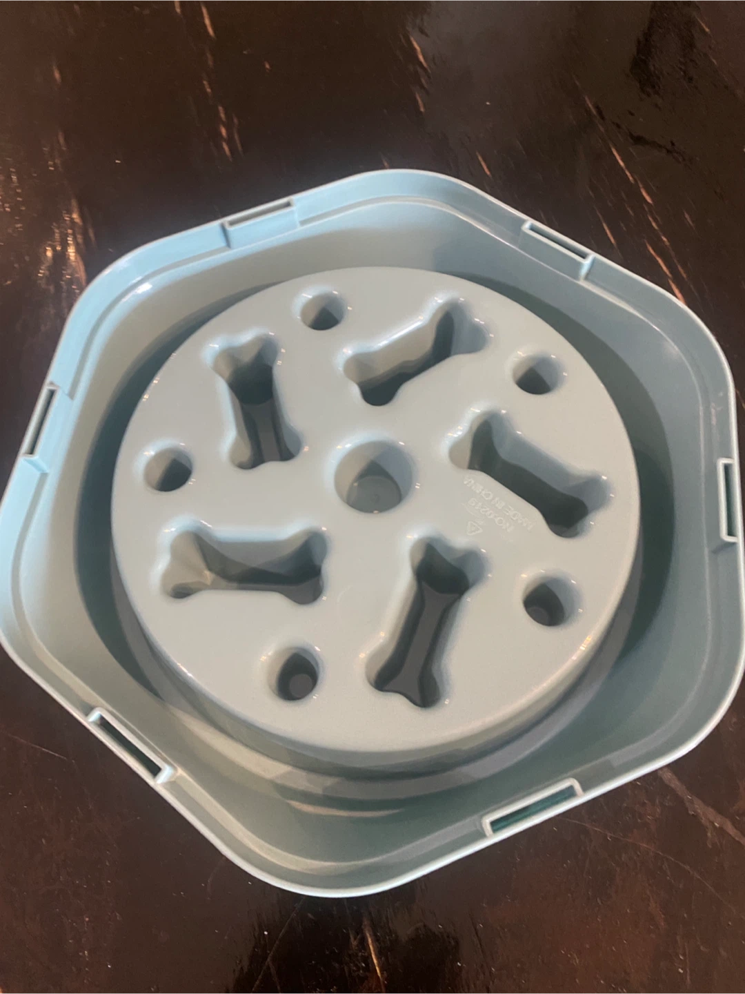 Light Blue Pet Slow Feeder Bowl - photo 3