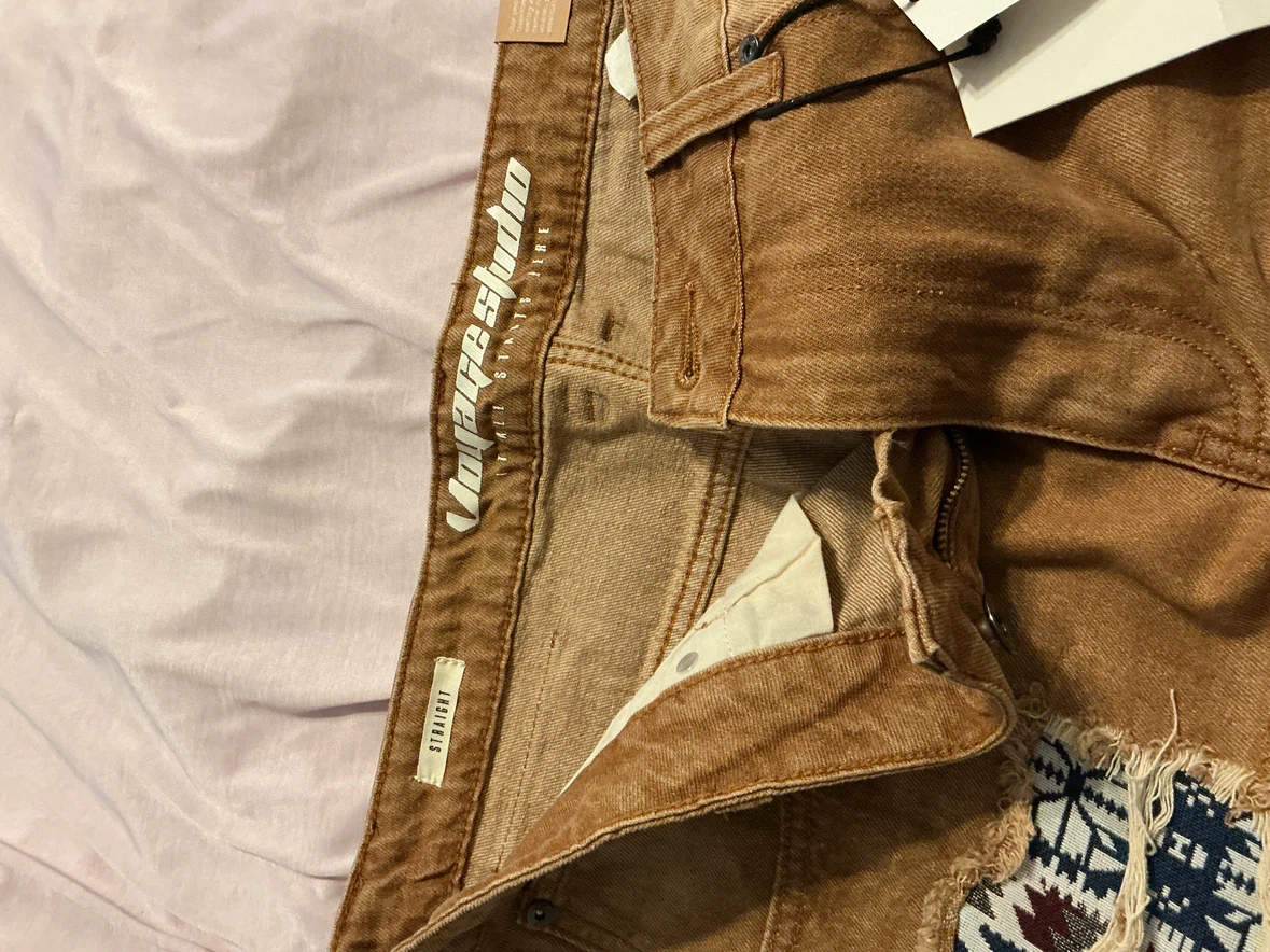 Voyage Studio Patch Jeans Brown Size 36 - photo 4