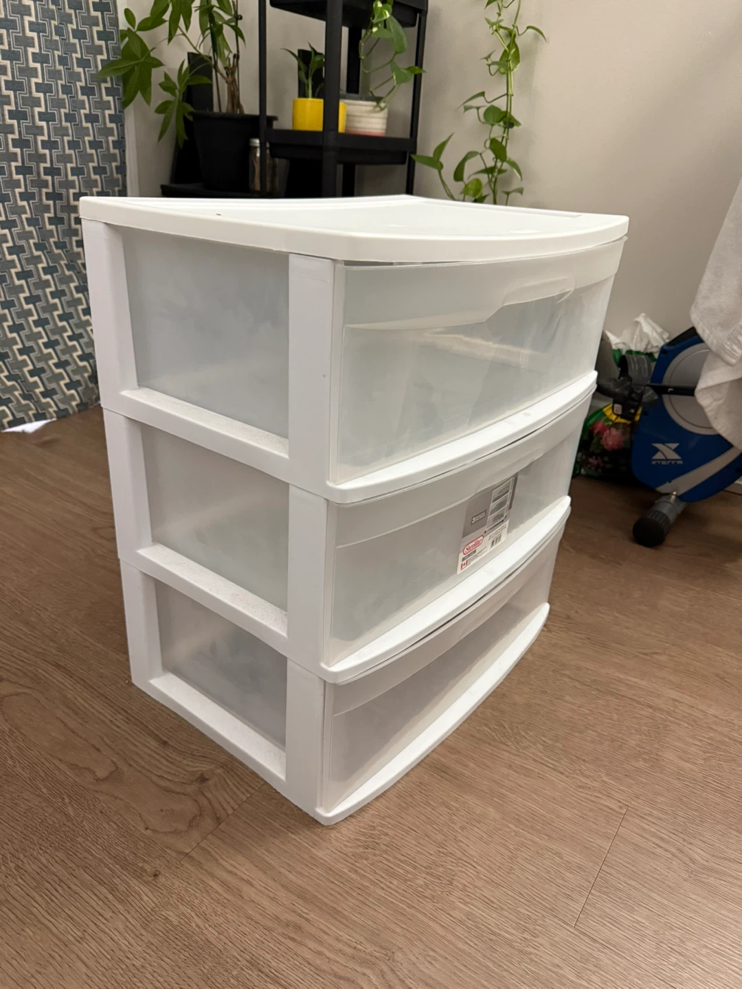 Sterilite 3-Drawer Rolling Storage Cart