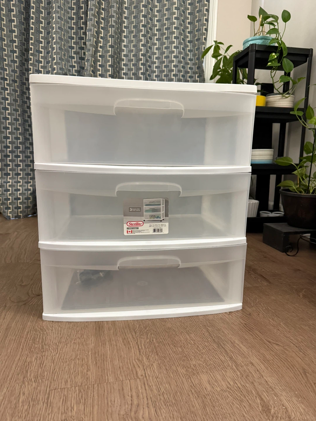 Sterilite 3-Drawer Rolling Storage Cart - photo 2