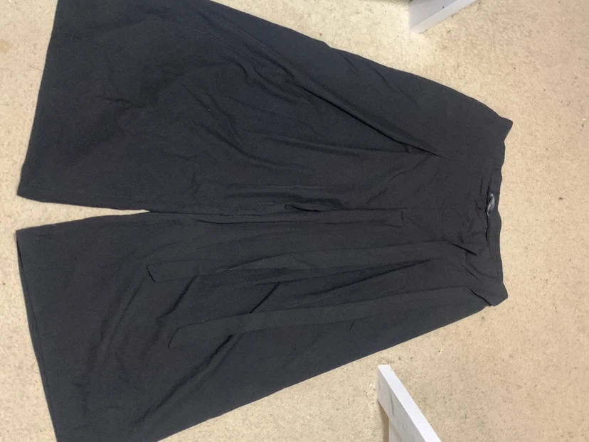 Plus Black Wide leg pants