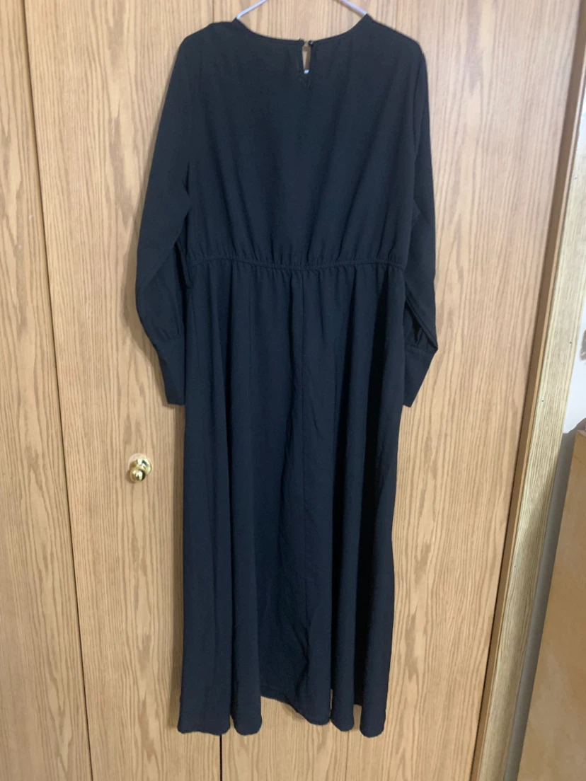 Black Long Sleeve Maxi Dress - photo 2