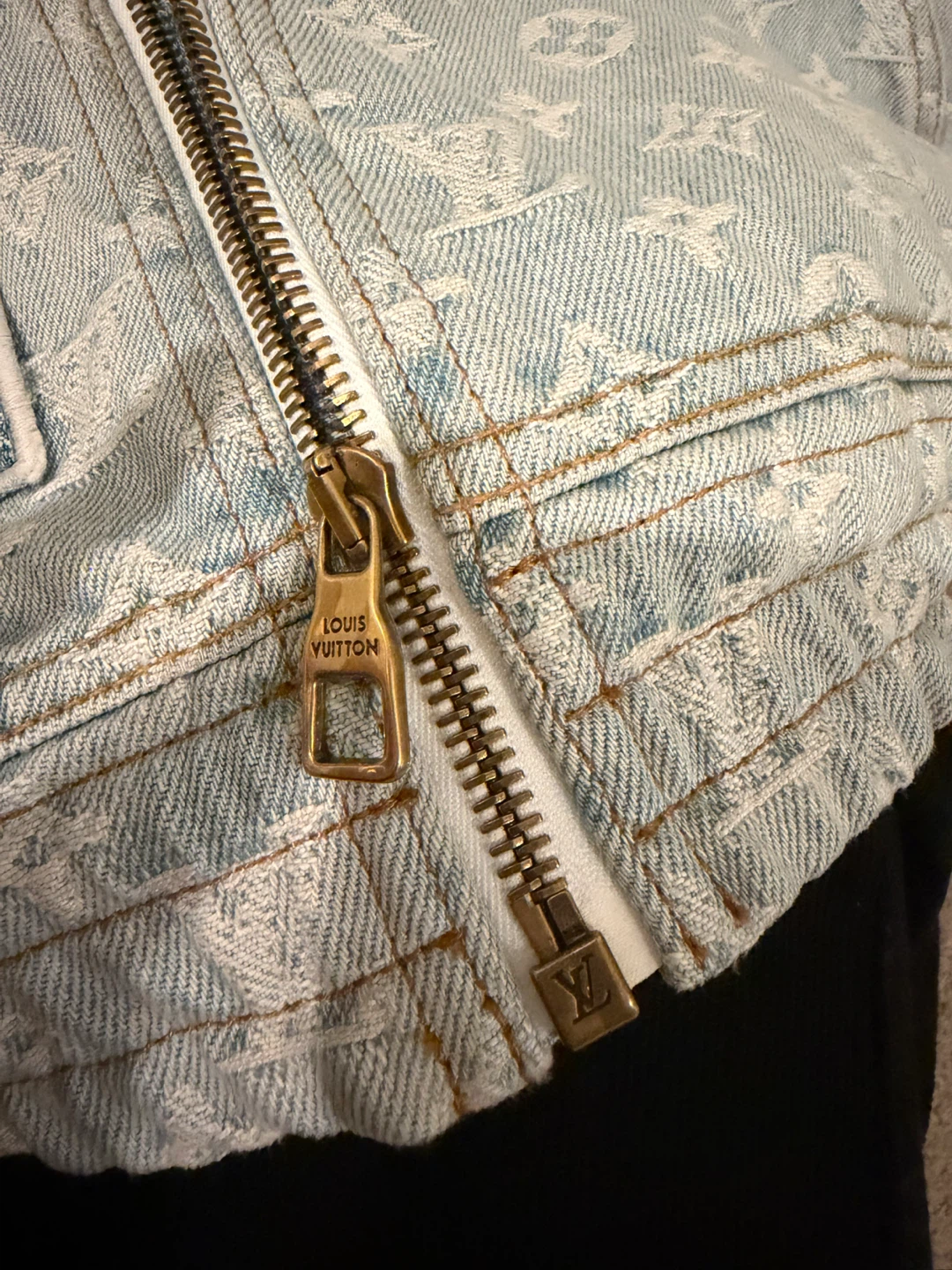 Louis Vuitton x NBA Monogram Denim Hoodie Jacket - photo 5