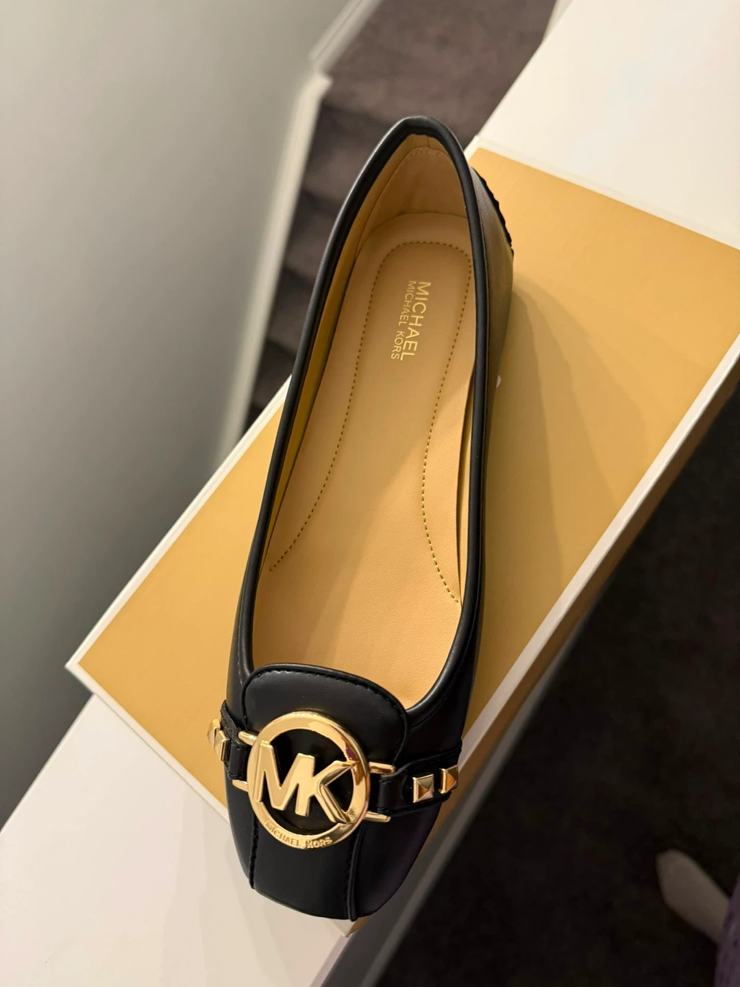 Michael Kors Black Leather Loafers - photo 3