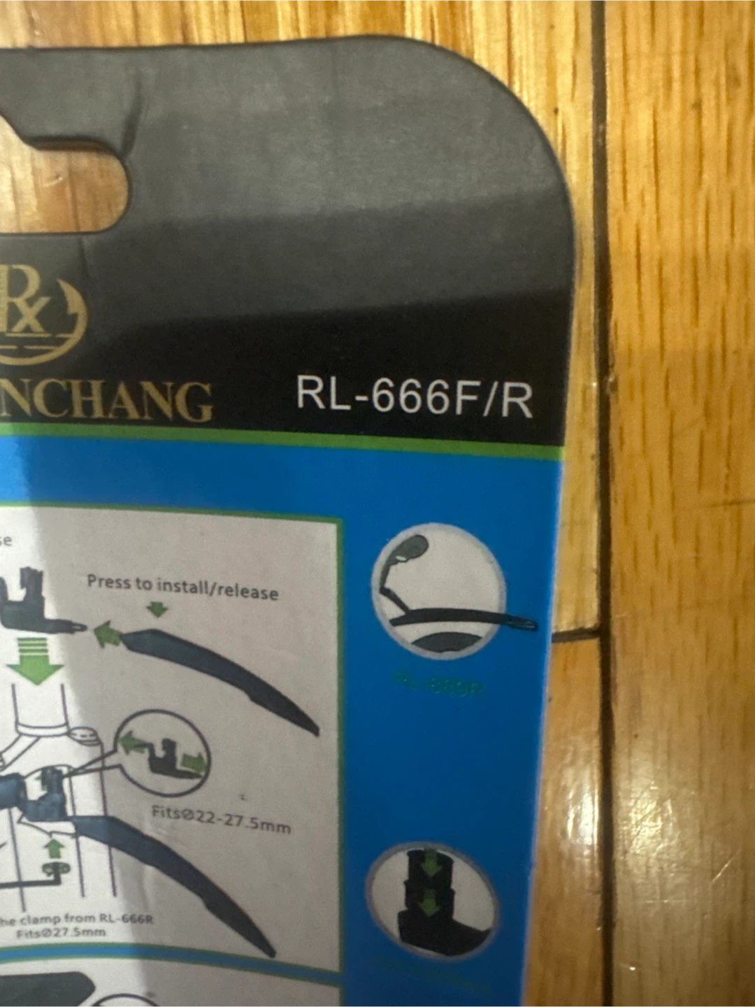 RuiXingChang RL-666F/R Bike Fender Set - photo 3