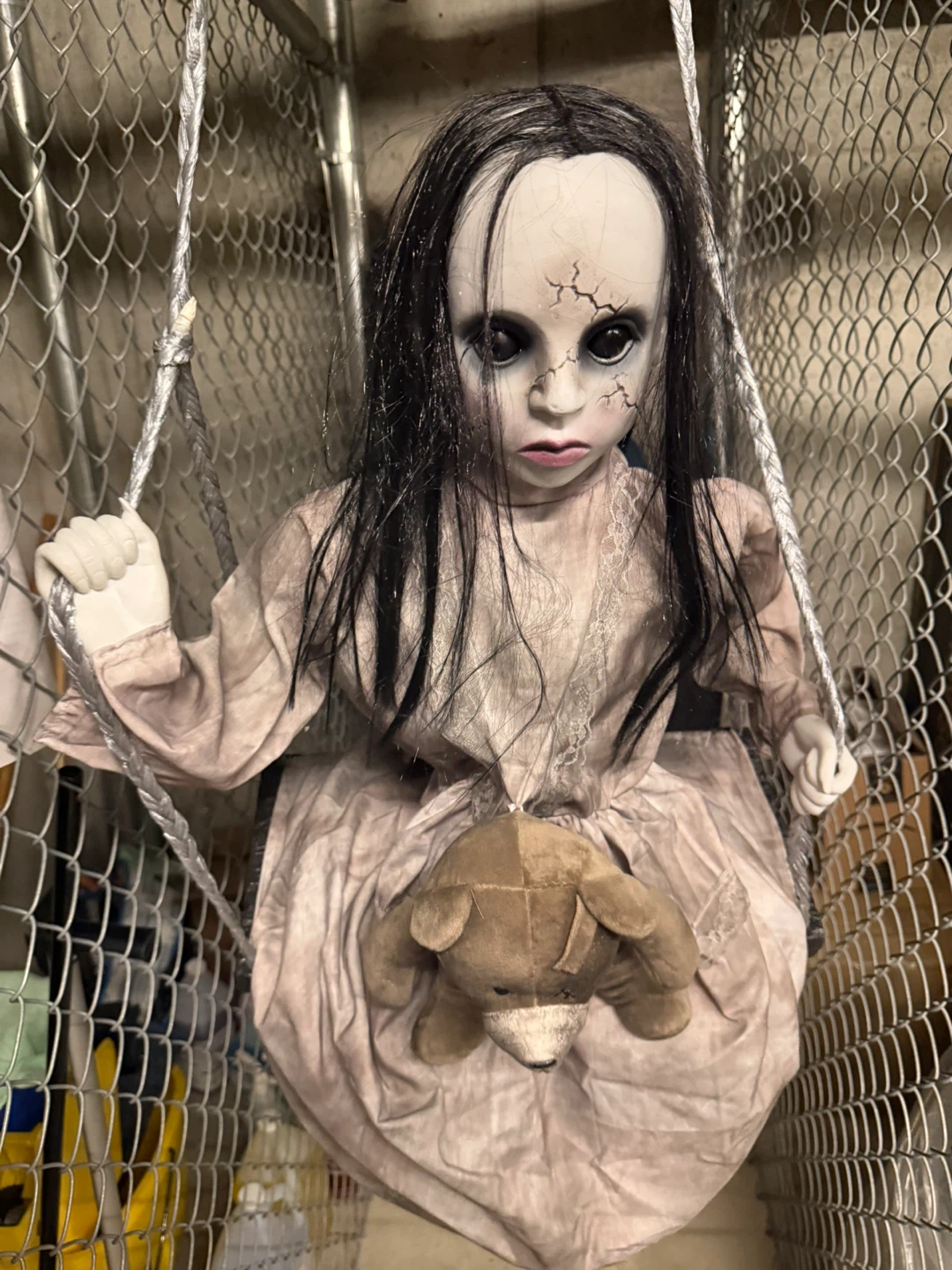 Halloween Swinging Doll Decoration.