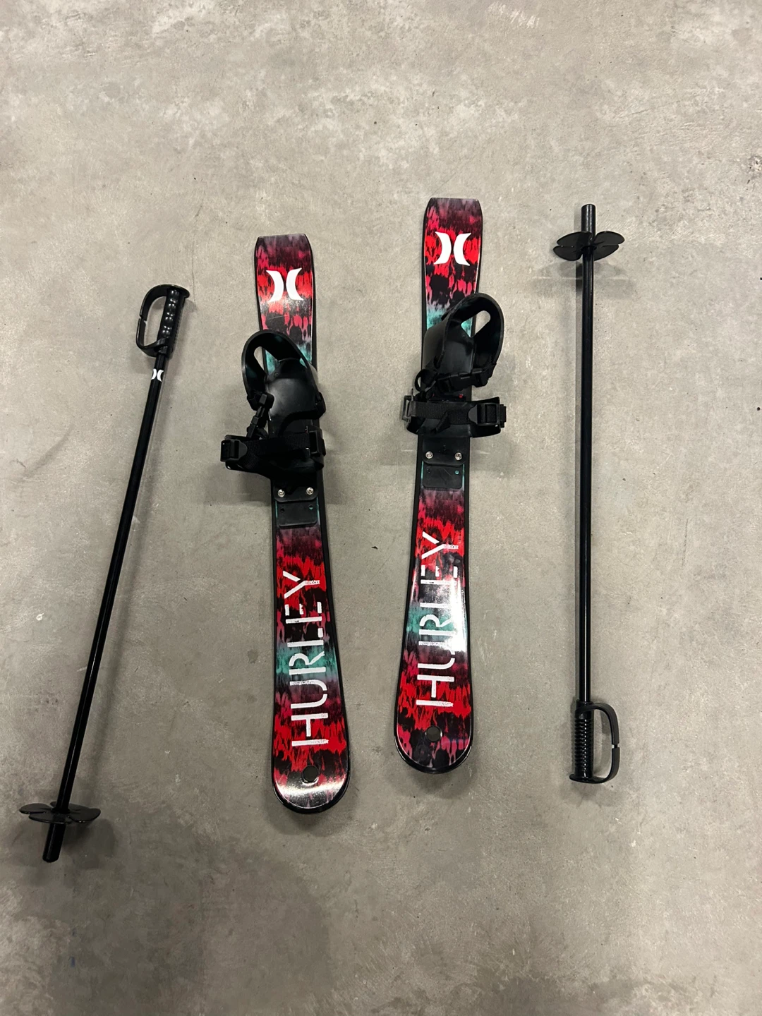 Hurley Kids Skis and Poles
