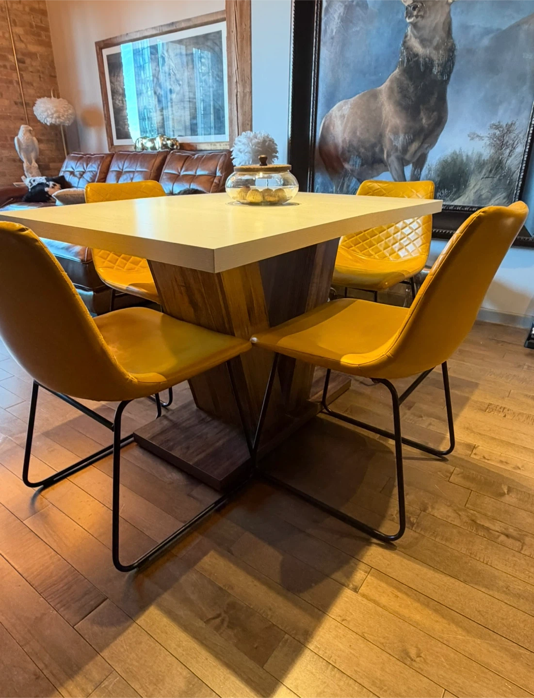 Modern Dining Table with 4 Chairs - photo 2