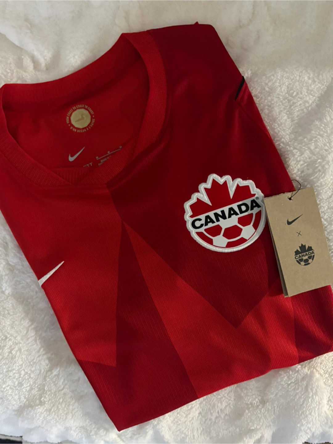 Authentic Nike Canada Soccer 2026 Stadium Home Jersey