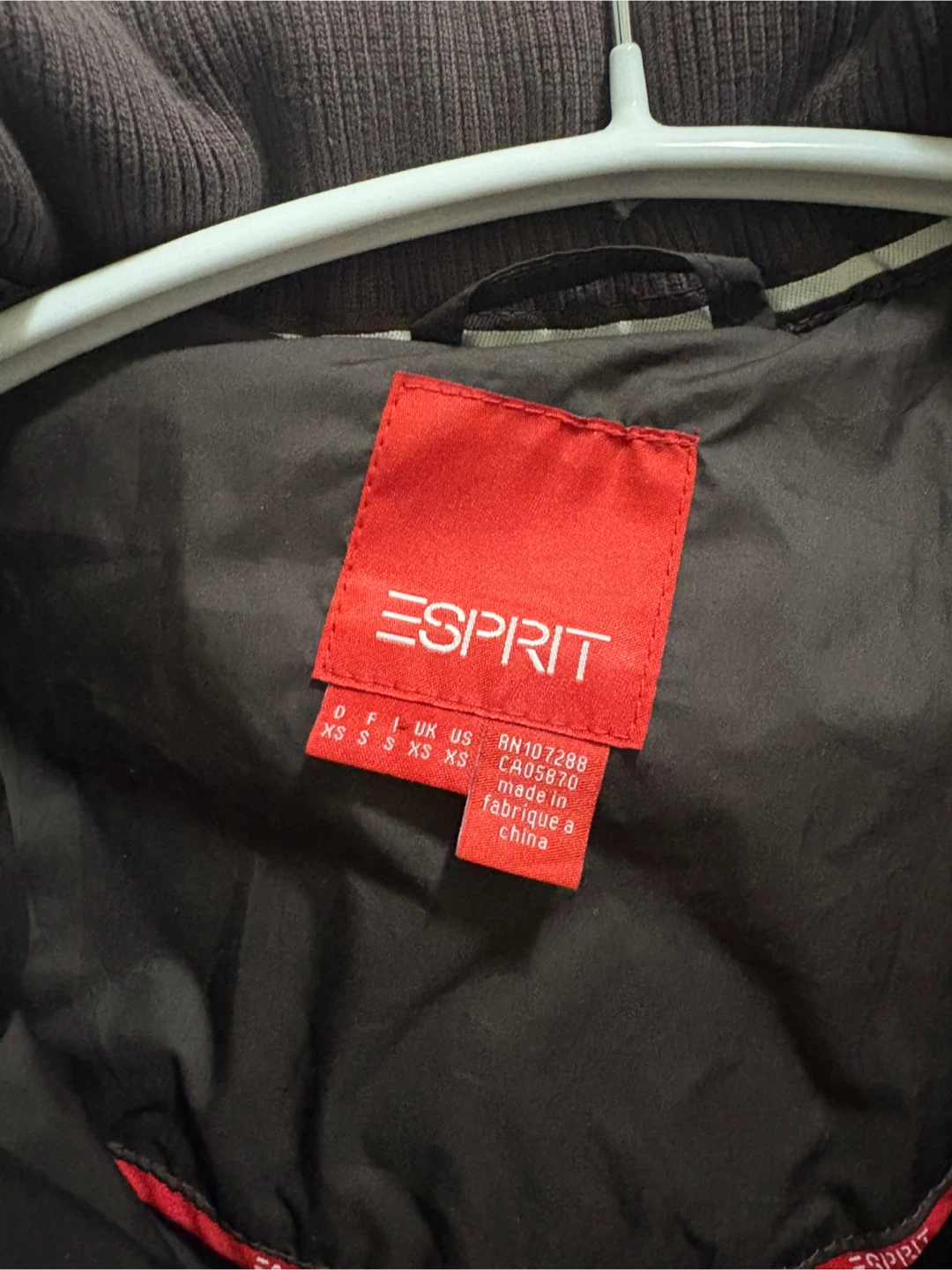 Esprit Women’s Puffer Jacket – XS – Dark Brown - photo 3