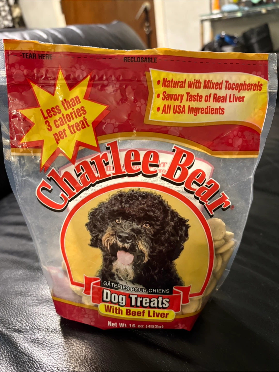 Charlee Bear Dog Treats with Beef Liver