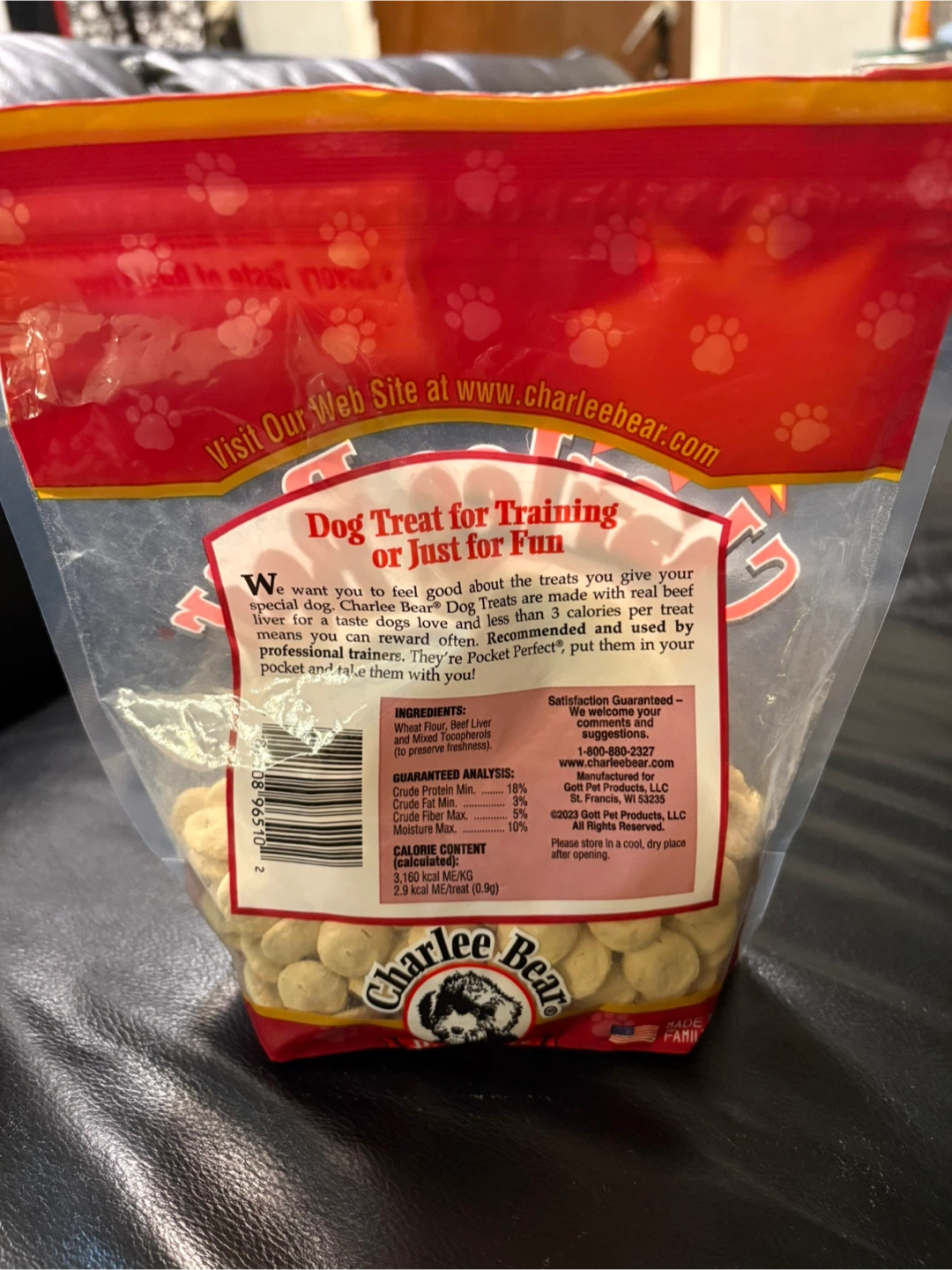Charlee Bear Dog Treats with Beef Liver - photo 2