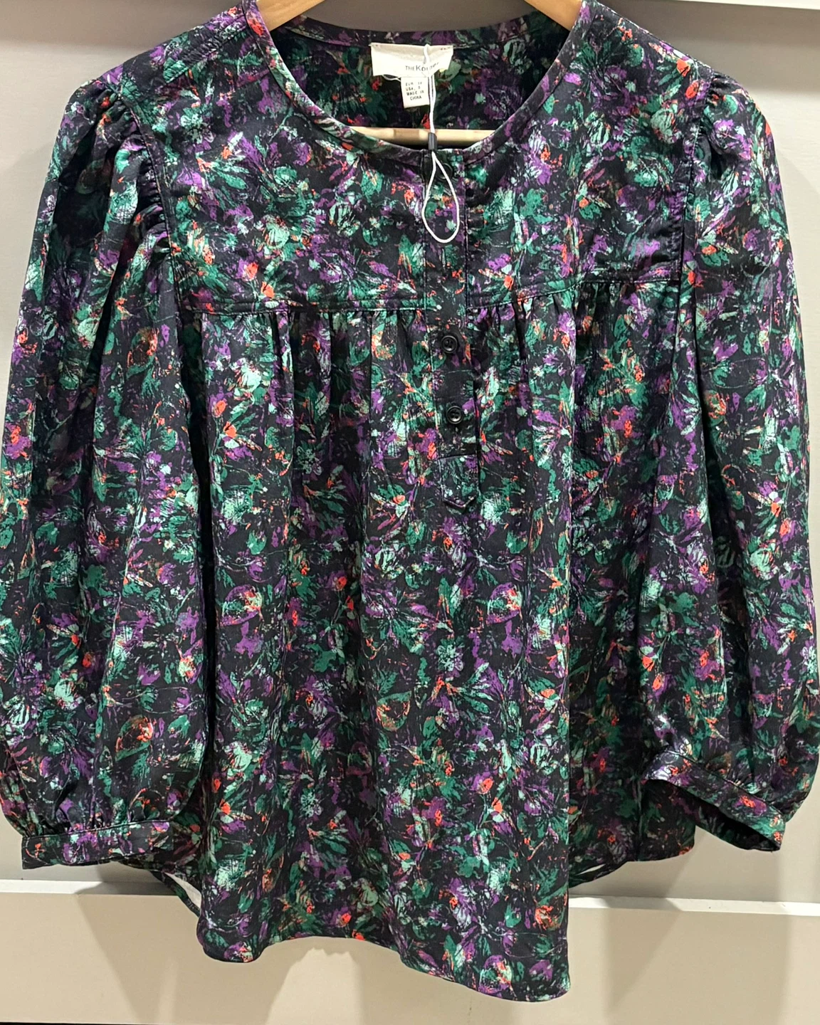 THE Korner Floral Print Blouse - Size S