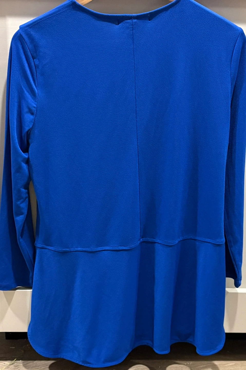 Lauren Ralph Lauren Petite Royal Blue Long Sleeve Top Size PL - photo 2
